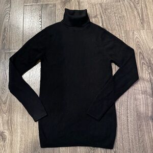 Black Turtleneck Sweater women size medium
